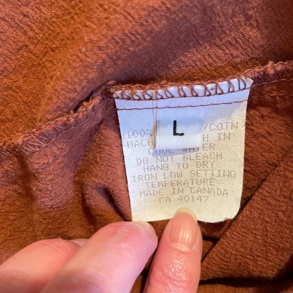 🍂🍂Beautiful top - 100% cotton - perfect for cooler weather 🍂🍂 - Picture 11 of 12